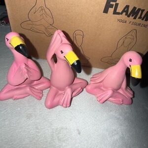 Yoga Figurines Set - Pink